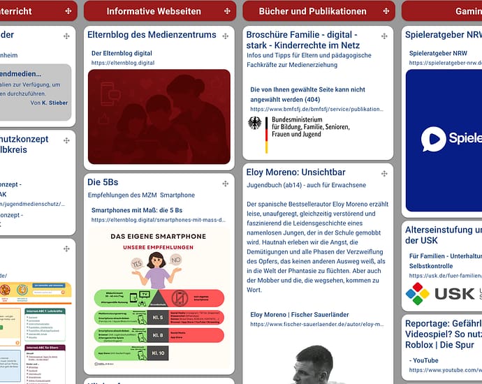 Unsere Link-Pinnwand