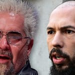 Guy Fieri Says He Doesn't Know Andrew Tate After Shaking His Hand at UFC